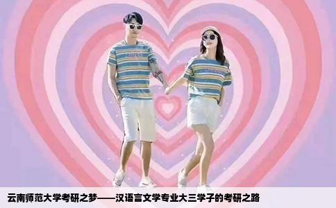 云南师范大学考研之梦——汉语言文学专业大三学子的考研之路